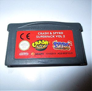 Κασετα crach & Spyro για gameboy advance