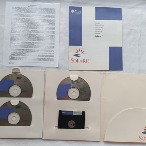 Sun Microsystems Solaris 7 Media Operating System P/N 724-3144-01 like new