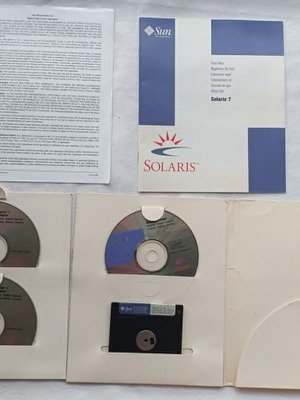Sun Microsystems Solaris 7 Media Operating System P/N 724-3144-01 like new