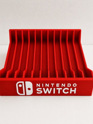 Nintendo Switch 3D Printed Cartridge Holder for 12 Games new