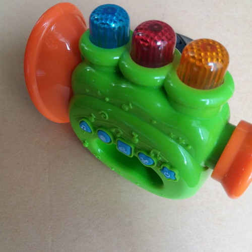 Baby trumpet with sounds and lights, new