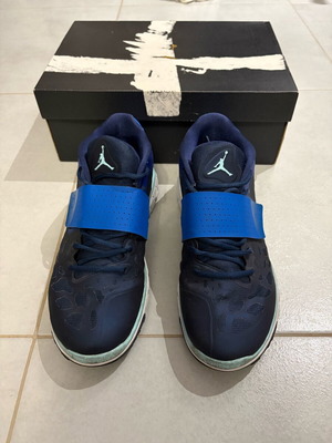Jordan athletic men's shoes used, size 44, blue