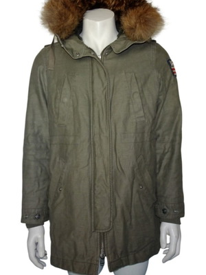 True Religion military green army style parka jacket, excellent condition