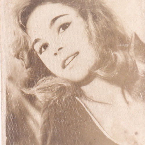 Aliki Vougiouklaki authentic photographic postcard