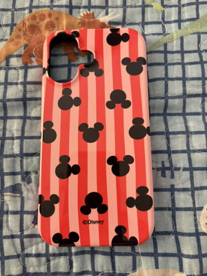 Disney Mickey iPhone 17 Pro Case like new, hard back with TPU protection
