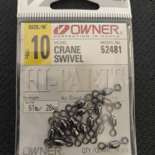 Owner Crane Swivel No 10 new, pack of 11