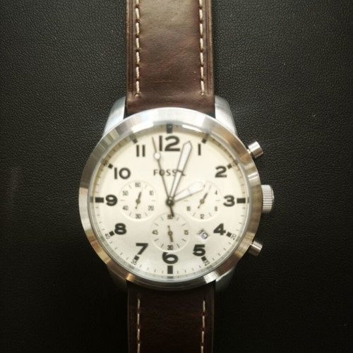 Fossil Pilot 54 Set men's chronograph watch FS5182SET new