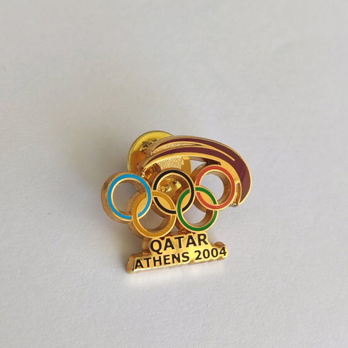Athens 2004 pin new Qatar Olympic team