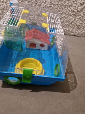 Κλουβί για χαμστερ καινούργιο με σπιτάκι και εξαρτήματα