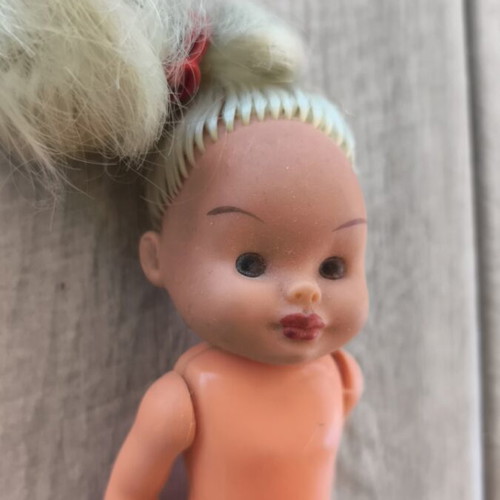 Vintage plastic doll 18 cm