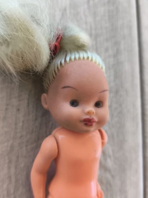 Vintage plastic doll 18 cm