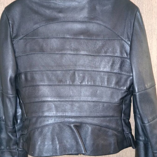 Leather jacket black, size small, like new