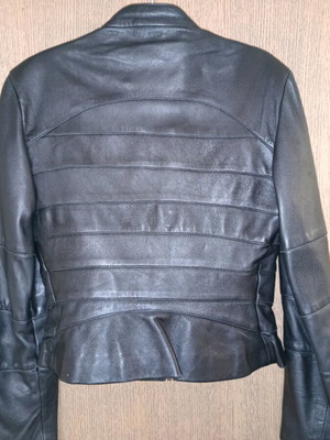 Leather jacket black, size small, like new