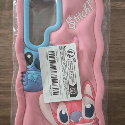 Stich case Galaxy S24 Ultra new, pink