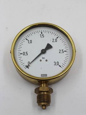 Wika M-045 Bar Gauge 0-3.0 1/2" used with storage marks