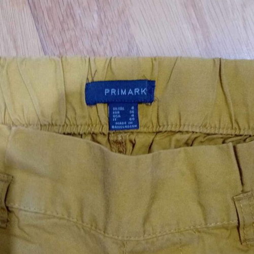 Women's shorts used, yellow, size 36