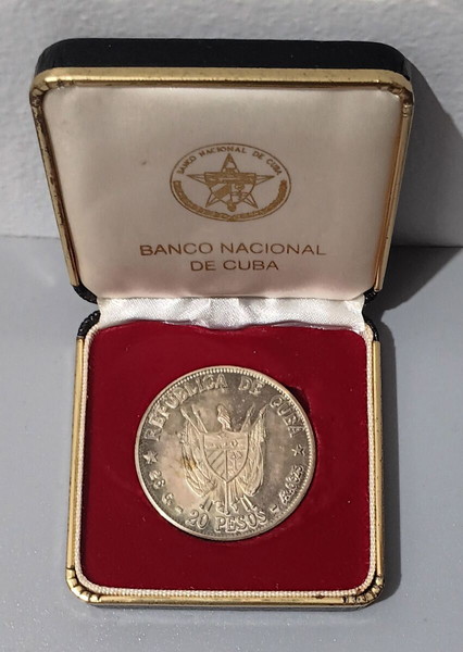 Ασημένιο, Κούβα 20 Pesos 1977