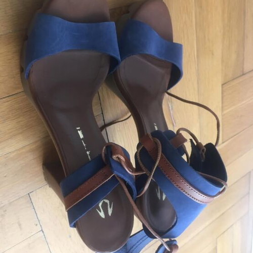 Pumps like new, size 38, beige and brown