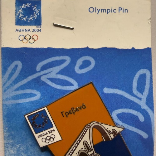 Ολυμπιακή καρφίτσα Αθήνα 2004 Γρεβενά καινούργια