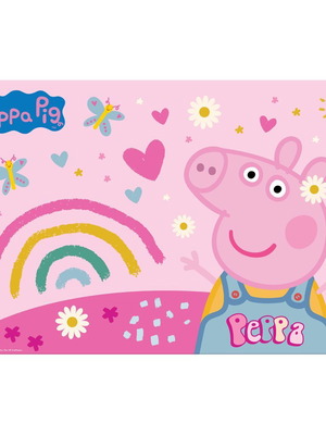 Peppa Pig placemat new, plastic 43x29 cm