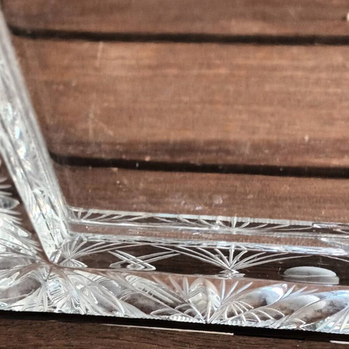 Crystal photo frame like new, 14.5x19 cm
