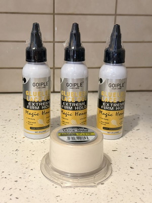 Goiple Extreme Hold κόλλα για τουπέ 3 x 60ml και ταινία για hair system καινούργιο