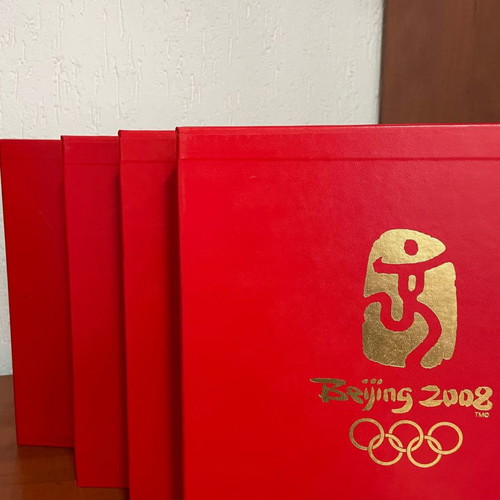 Olympic Games Beijing 2008 Stamp Collection new, 4 volumes