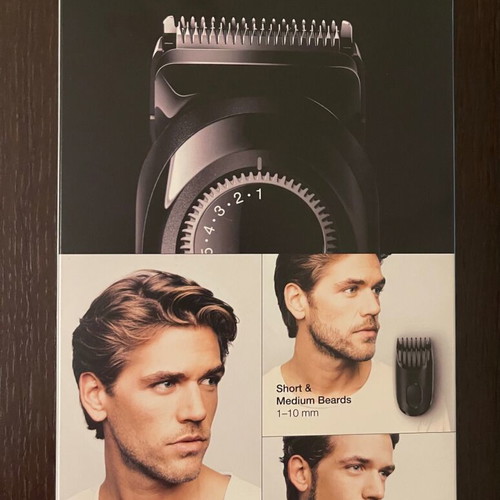 Braun Beard Trimmer 3 rechargeable hair clipper BT3222-Black new