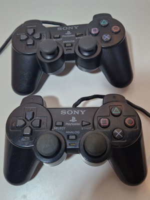 Χειριστήρια PlayStation 2 μεταχειρισμένα, αυθεντικά, μερικώς λειτουργικά