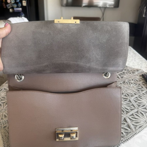 Furla Bella shoulder bag large size beige like new