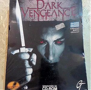 Dark Vengeance (PC, 1998) μεγαλο κουτι ελληνικο βιβλιο οδηγιων δεν εχει παιχτει ποτε σε ζελατινη !