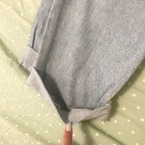 Zara jeans with cut-out openings, used, light blue, size 36