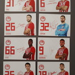 Olympiacos 2018-19 season autographs