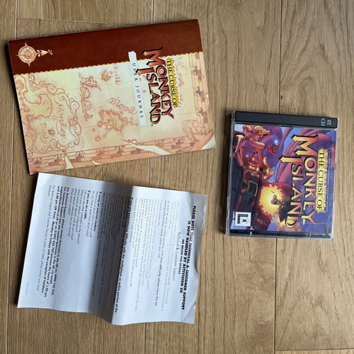 The Curse of Monkey Island PC game used, adventure
