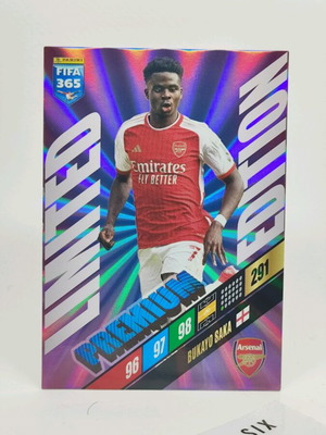 Bukayo Saka Arsenal premium collectible card like new