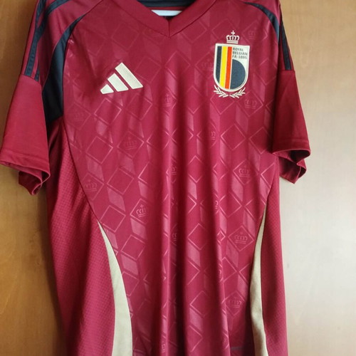 Belgium Home 2024-2025 football jersey, medium, authentic Adidas