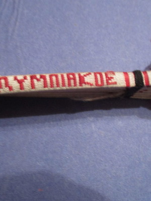 Βραχιόλια Ολυμπιακού μεταχειρισμένα, δεκαετίας 80, πακέτο 5