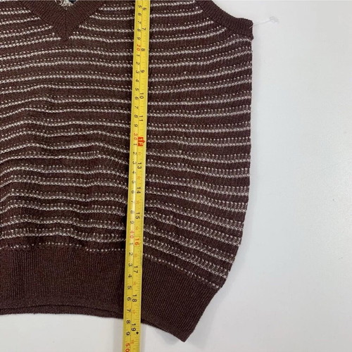 Monoprix Knit Womens Vest Brown New Viscose Size S
