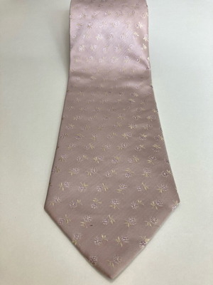 Ιταλική γραβάτα ροζ 100% μετάξι σε πολύ καλή κατάσταση