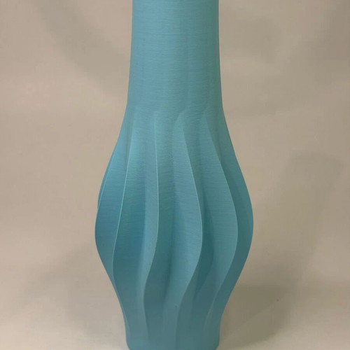 Minimal decorative vase set 3D printed, small and large, made to order