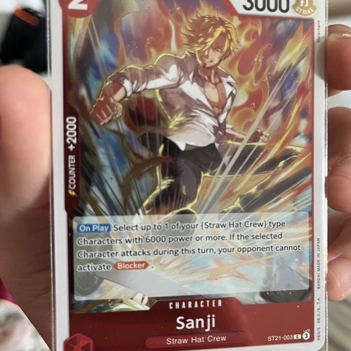 ST21 Gear5 One Piece card set with Luffy and Zoro SR