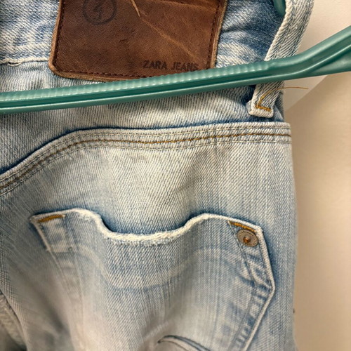 Zara men's jeans used, size 30, light color