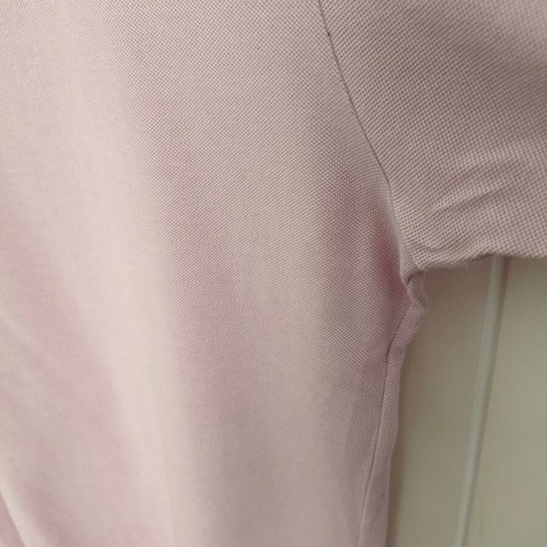 Lacoste men's long sleeve polo shirt, pink powder, XXL