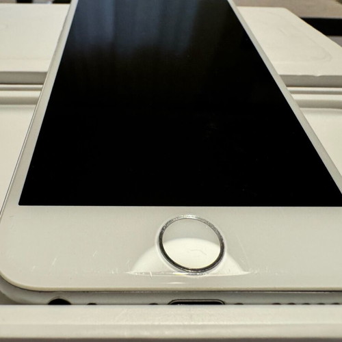 I phone 6 16g used, with box, white, 95% battery