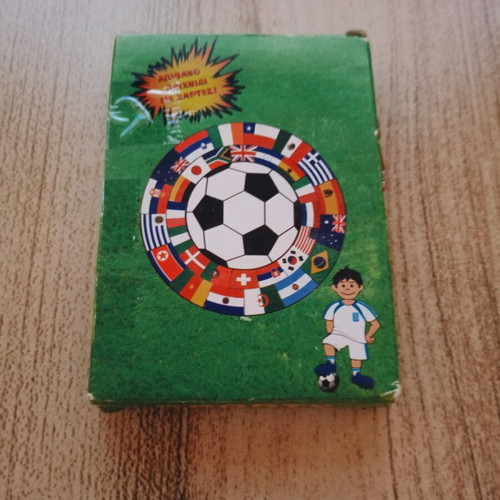 Football board game used with cards
