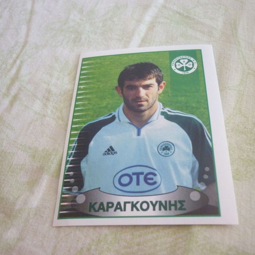 Giorgos Karagounis Panathinaikos Pegasus Football 2003 sticker new