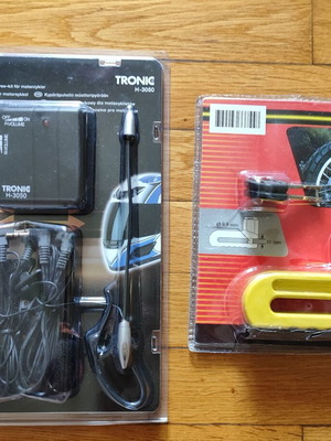 Tronic H-3050 intercom set and disc brake lock new