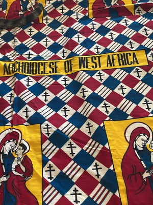 Rare Batik Fabric made by African Women, cotton, new