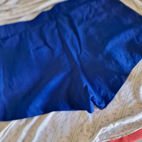 Linen shorts H&M new, blue, size XXL