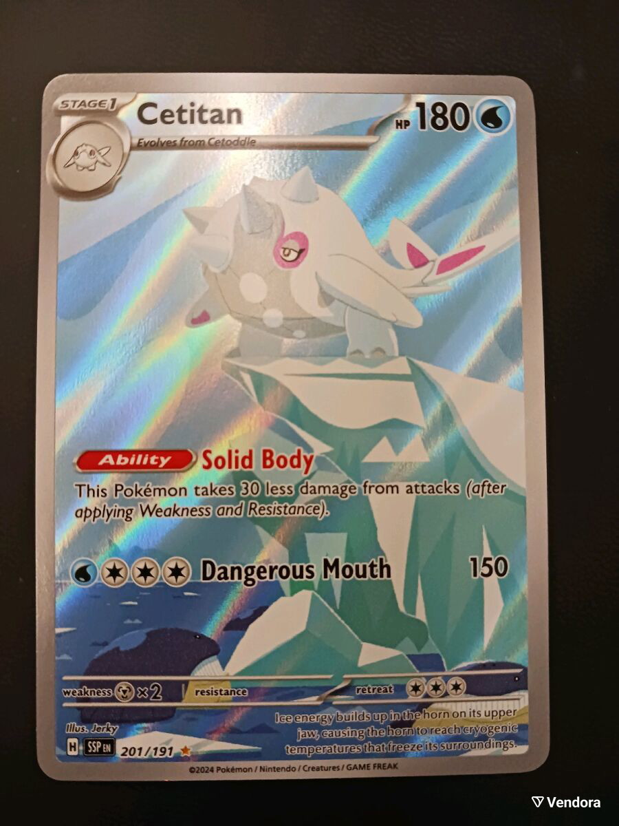cetitan pokemon card value stage 1 PAL 055 Placeholder Image Provided Pokemon Scarlet & Violet Base